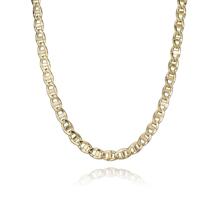 14k Yellow Gold Mariner Link Necklace