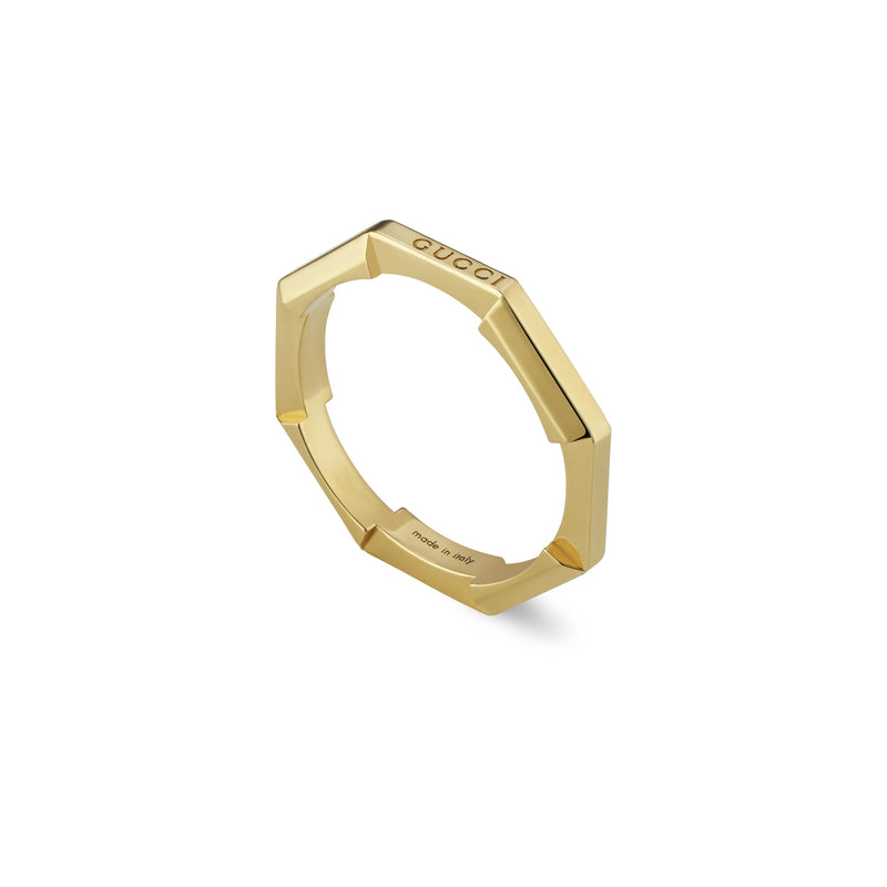 Gucci 18K Yellow Gold Link to Love Ring