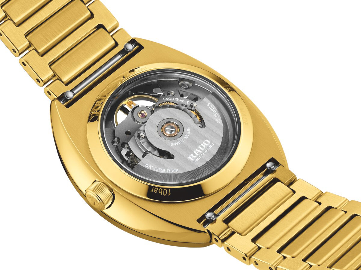 DiaStar Original Skeleton 38 mm Skeleton Dial with Gold‑Tone Stainless Steel Bracelet