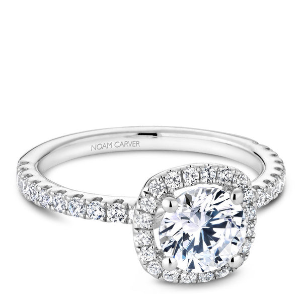 Noam Carver 14K White Gold Diamond Engagement Ring