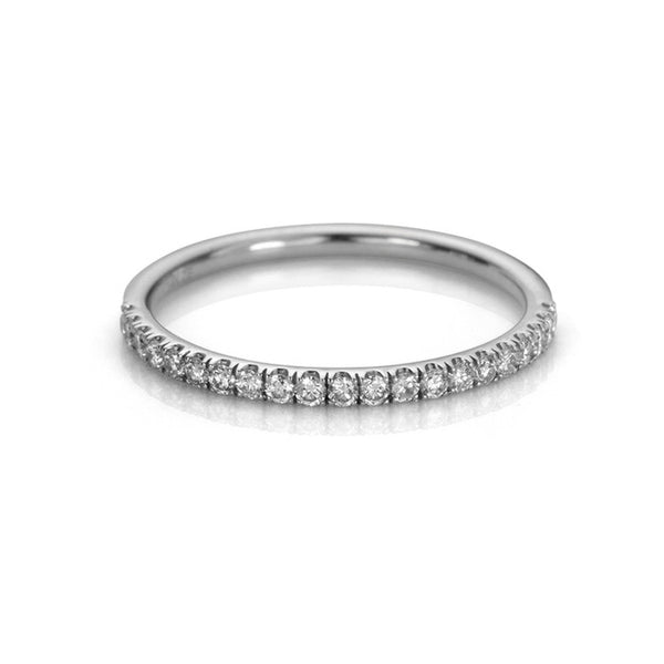 14K White Gold Diamond Ring