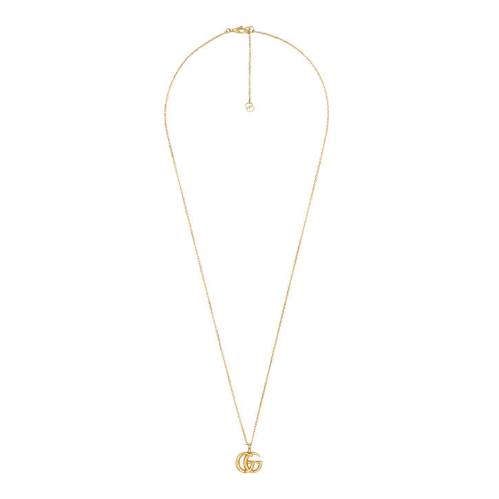 Gucci 18K Yellow Gold GG Running Necklace