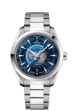 OMEGA Seamaster Aqua Terra 150m-co-axial Master Chronomter GMT Worldtimer 43mm